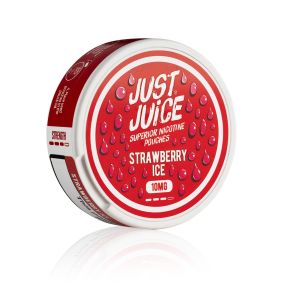 Just Juice Strawberry Ice Pouches 10mg